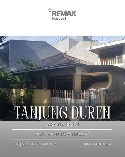 Rumah Hitung Tanah Tanjung Duren